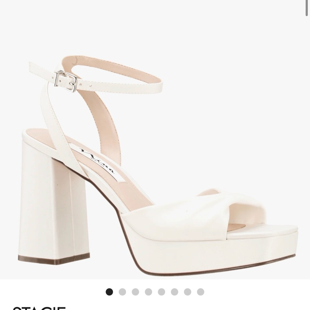 Nina Ivory Platform Heels